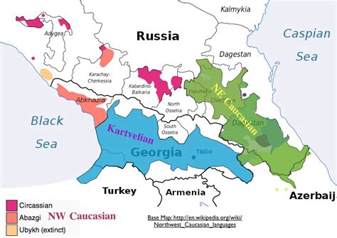 Native Ethnic Groups Of The Caucasus