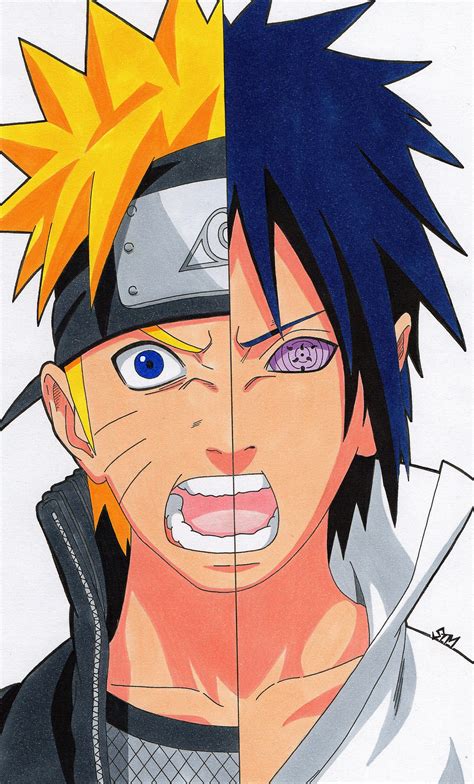 Eternal Rivals Naruto And Sasuke By Sakakithemastermind On Deviantart