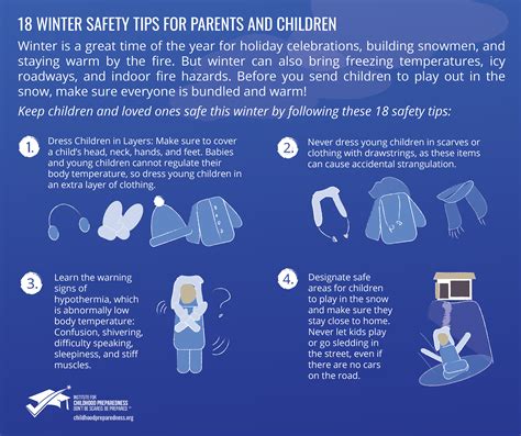Winter Safety Tips For Parents And Children Winter Safety Safety