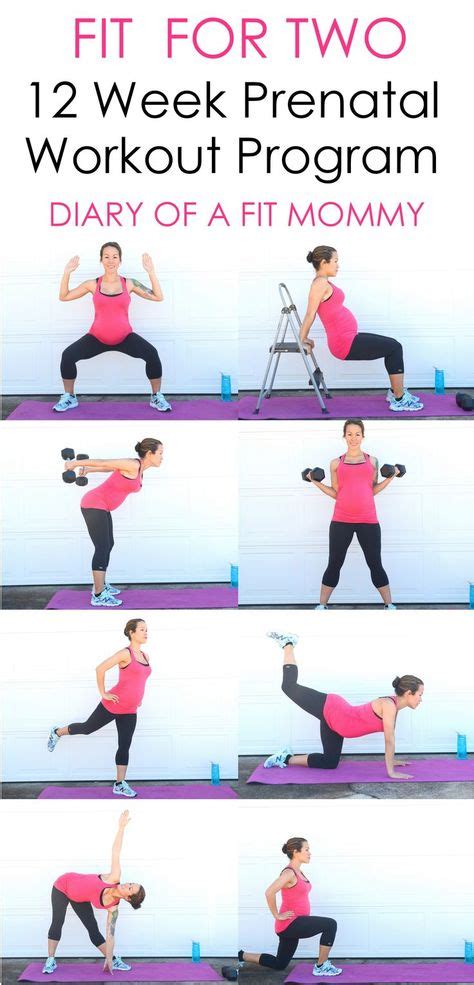 Fit For Two 12 Week Pregnancy Workout Plan Pregnancy And Post Partum