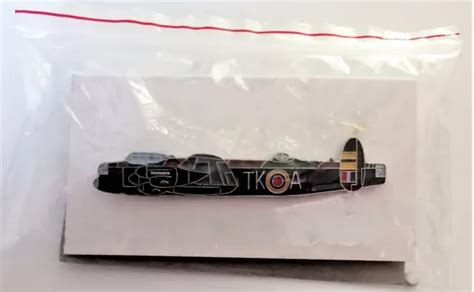 Avro Lancaster Raf Ww2 Bomber Atlas Editions Enamel Pin Badge 1265