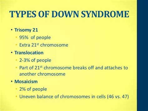 Infants With Down Syndrome Symptoms