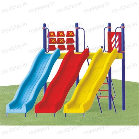 Outdoor Play Multicolor Frp Playground Slide Manufacturers In Ahmedabad