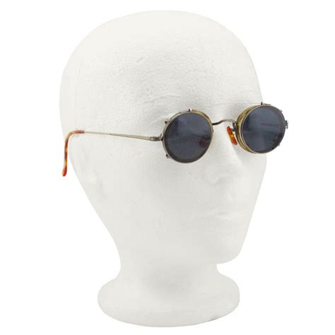 Late 1989s Oliver Peoples Clip On Sunglasses At 1stdibs