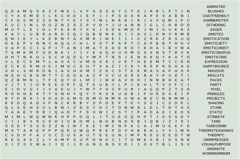 College Level Advanced Hard Word Search Printable Hard Word Searches