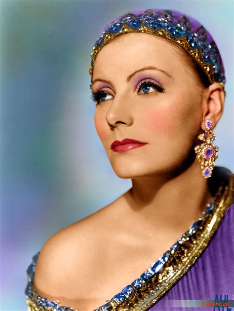 Colors For A Bygone Era Colorized Greta Garbo In The 1931 Film Mata Hari