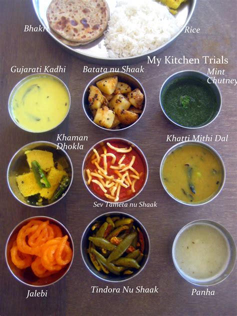 Gujarati Thali My Kitchen Trials