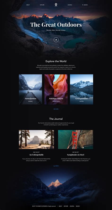 Beautiful Travel Website Designs For Your Inspiration Behance