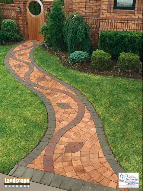 Attractive Paver Design Pathway Landscaping Walkway Landscaping
