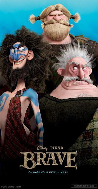 Pixar Brave Character Poster Lords Macintosh Macguffin And Dingwall