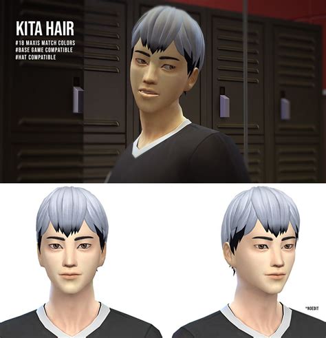 Haikyuu Sims 4 Cc Hair Lghor