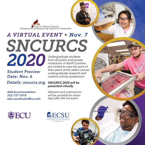 Sncurcs 2020 State Of Nc Undergraduate Research And Creativity