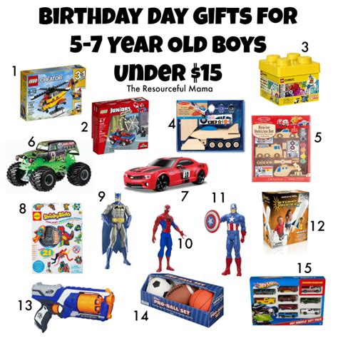 Whether you've been together for six months or six years, choosing a birthday gift for a boyfriend can be a tall order. Birthday Gifts for 5-7 Year Old Boys Under $15 | Birthday ...