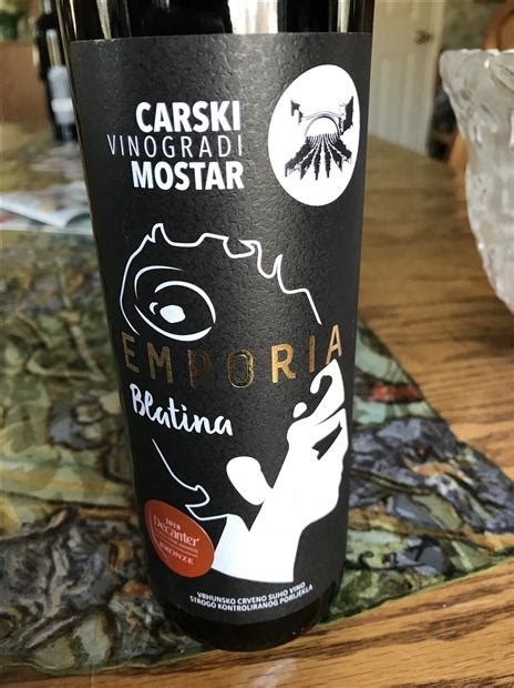 2016 Carski Vinogradi Blatina Emporia Bosnia Herzegovina Hercegovina