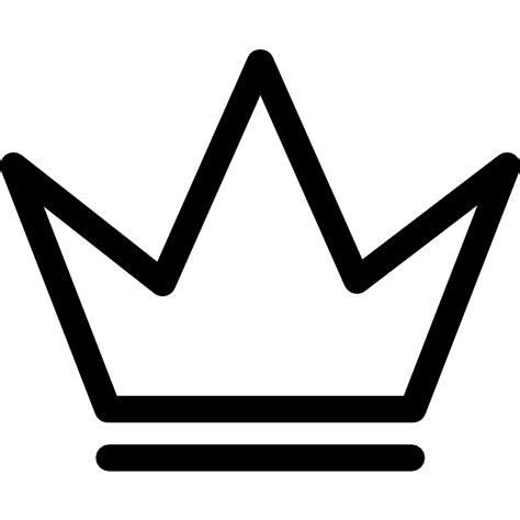 Royal Crown Outline For A Prince Vector Svg Icon Svg Repo