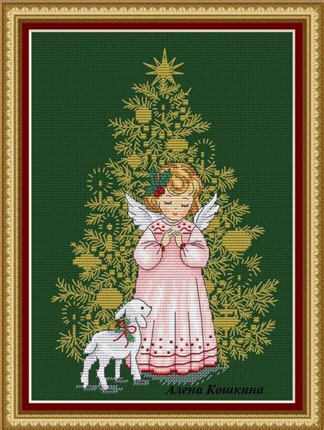 Pin By Татьяна Жулинская On Ангелята Christmas Cross Stitch Cross Stitch Angels Cross Stitch