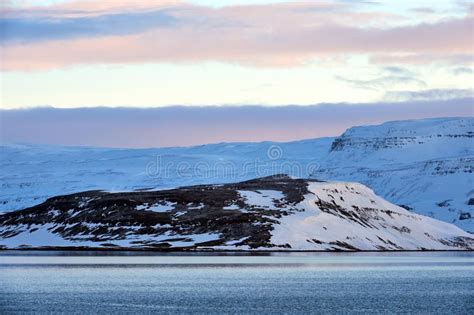 Wonderful Winter Sunrise In Iceland Stock Photo Image Of Landmark