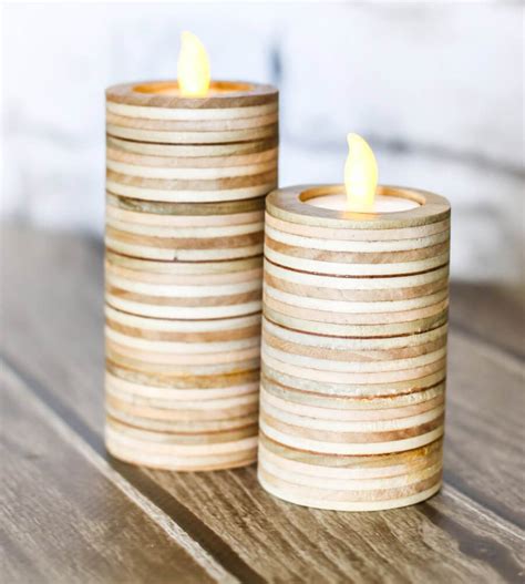 29 Best Diy Wood Candle Holder Ideas For 2023