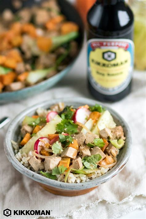 Ginger Soy Nourish Bowl This Ones For The Vegetarians Packed With