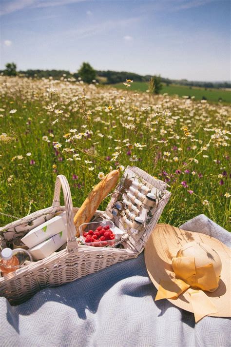 Summer In The Flower Field A Pretty Picnic Lunch Cottagecore Picnic