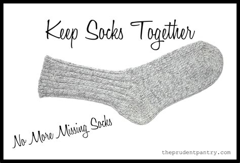 The Prudent Pantry Time Saving Tip Three Ways To Keep Your Socks Together