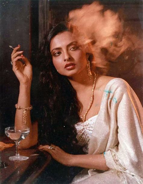 Pin by Rashmi on Рекха Vintage bollywood Indian aesthetic Desi