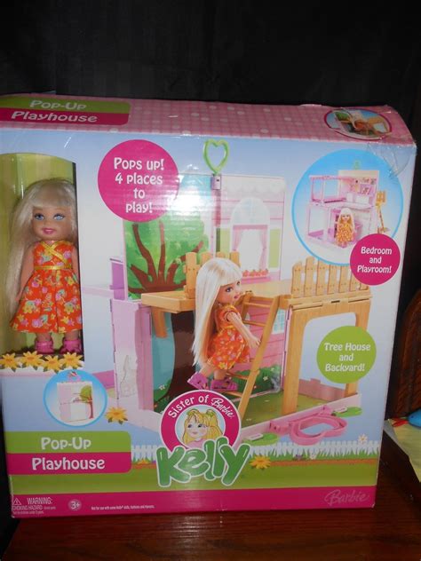 Sister Of Barbie Kelly Pop Up Playhouse Set 2006 Mattel K2951 For Sale