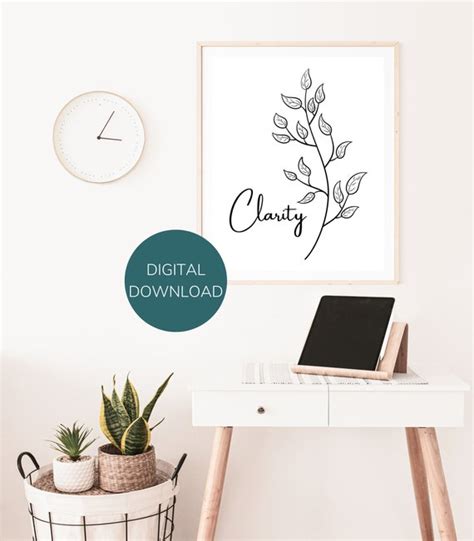 Clarity Art Printable Wall Art Instant Download Neutral Art Etsy