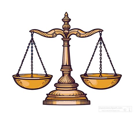 Justice Scales Clipart