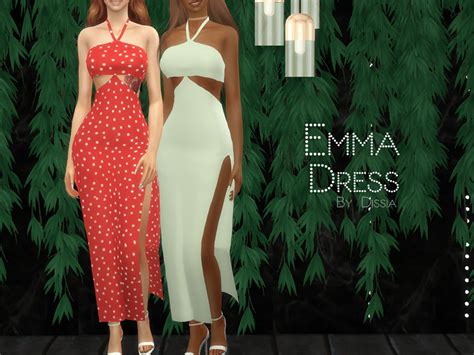 Emma Dress By Dissia From Tsr • Sims 4 Downloads