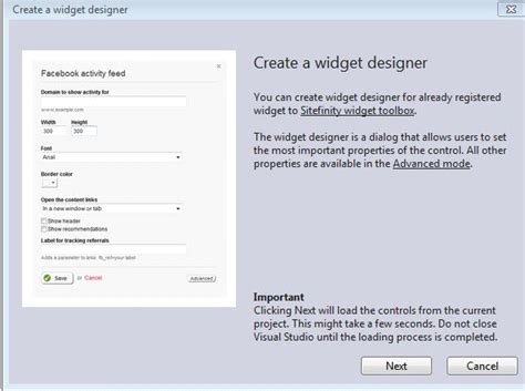How To Create A Widget Designer Using Thunder In Sitefinity