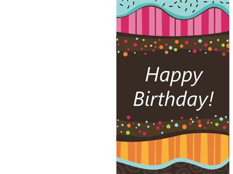 Creating beautiful birthday cards online is just a click away! Happy Birthday Card Template Microsoft Word - Cards Design ...