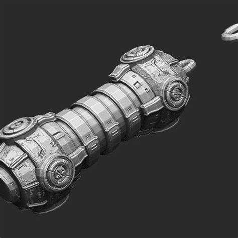 Smoke Grenade Cog Gears Of War Cosplay Stl Digital Model 3d Etsy