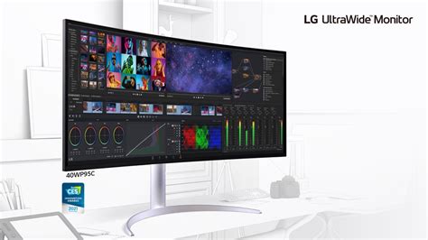 Lg Presents A 40 Inch Ultra Wide Curved Monitor With A 5k Resolution