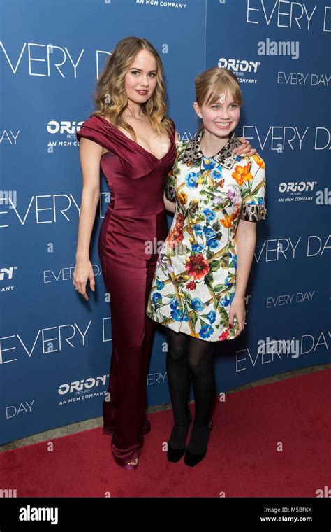 New York United States 20th Feb 2018 Debby Ryan And Angourie Rice