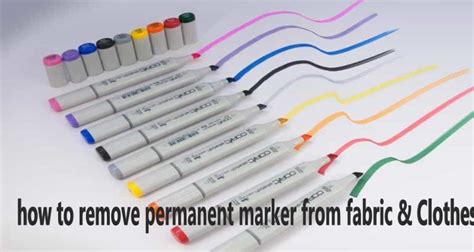 How To Get Permanent Marker Off Fabric And Clothes 9 Easy Ways