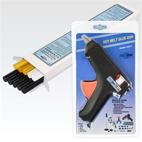 Firstinfo 60w Quick Heating Glue Gun Pdr Tools With 10 Pcs Strong