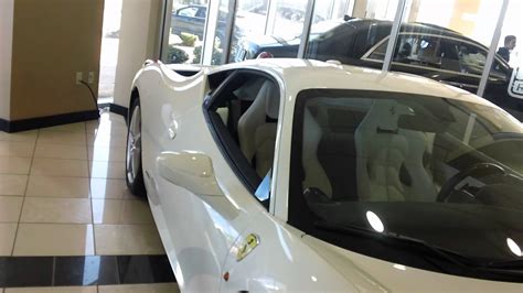 White ferrari 458 red interior. Ferrari 458 Italia White on White 360 View + Interior - YouTube