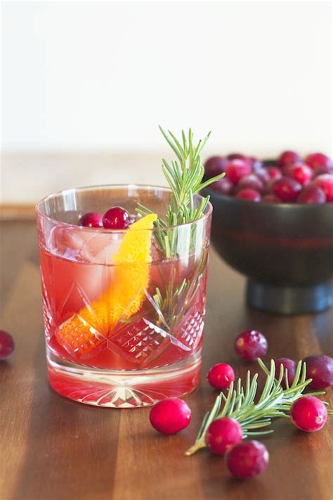 Cocktail Friday Spiced Rum Cranberry Old Fashioned Set The Table