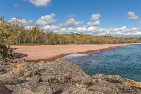 This Beautiful Pink Beach On Lake Superior Has A Special History In