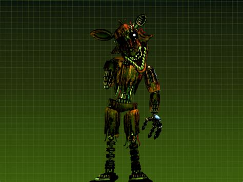 Phantom Withered Foxy Is A Thing Of Nightmares Fnaf Five Night Five