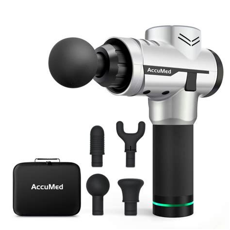 Accumed Muscle Massage Gun Deep Tissue Percussion Muscle Massager Silent And Powerful Massager