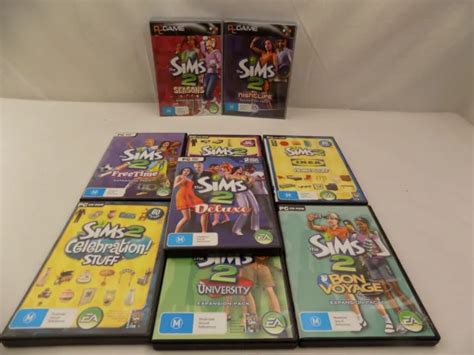 Mint Disc Pc The Sims 2 Bundle Base Game 8 Expansionstuff Packs 2