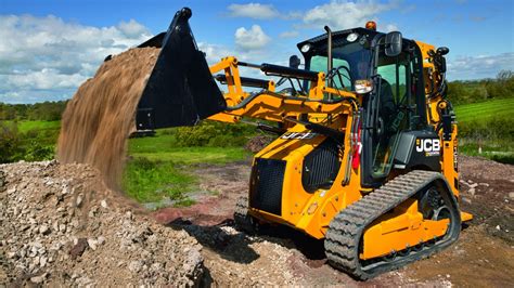 Jcb Offering Only Compact Tracked Backhoe Loader Available In North