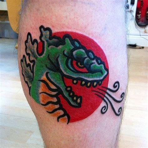 Godzilla Tattoo Designs F R M Nner Erwacht Meer Monstertinte