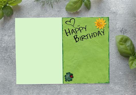 Happy Birthday Printable Card Instant Download Pdf Digital Etsy