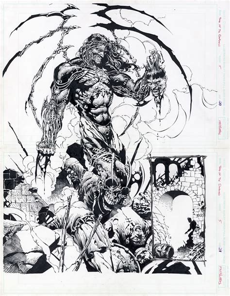 David Finch Original Art Tales Of Darkness 5 Page 20 Sold In