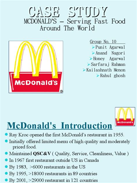 Let's explore the latest dynamics of swot analysis of mcdonald's. McDonald's swot analysis | Mc Donald's | Fast Food