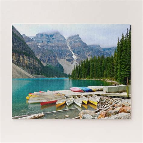 Moraine Lake Banff National Park Jigsaw Puzzle