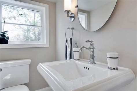 Square Pedestal Sink With Black & White Accessories ...